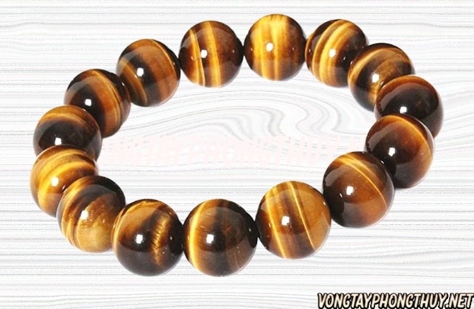 Đá mắt hổ vàng nâu