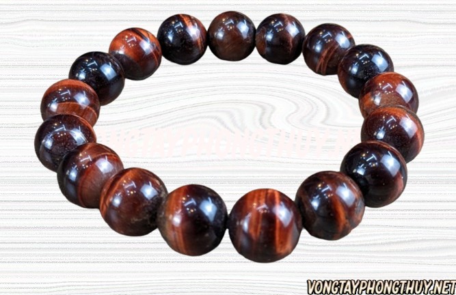 Đá mắt hổ đỏ nâu
