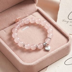 VÒNG TAY ĐÁ THẠCH ANH HỒNG