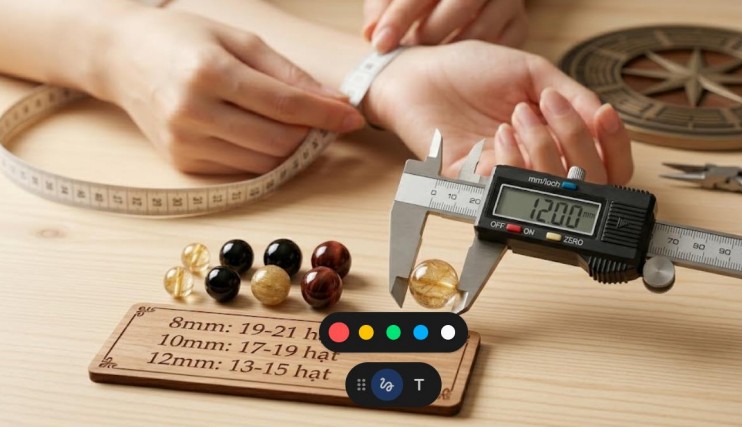 hướng dẫn xử lý khi vòng tay bị nhỏ hoặc quá lớn